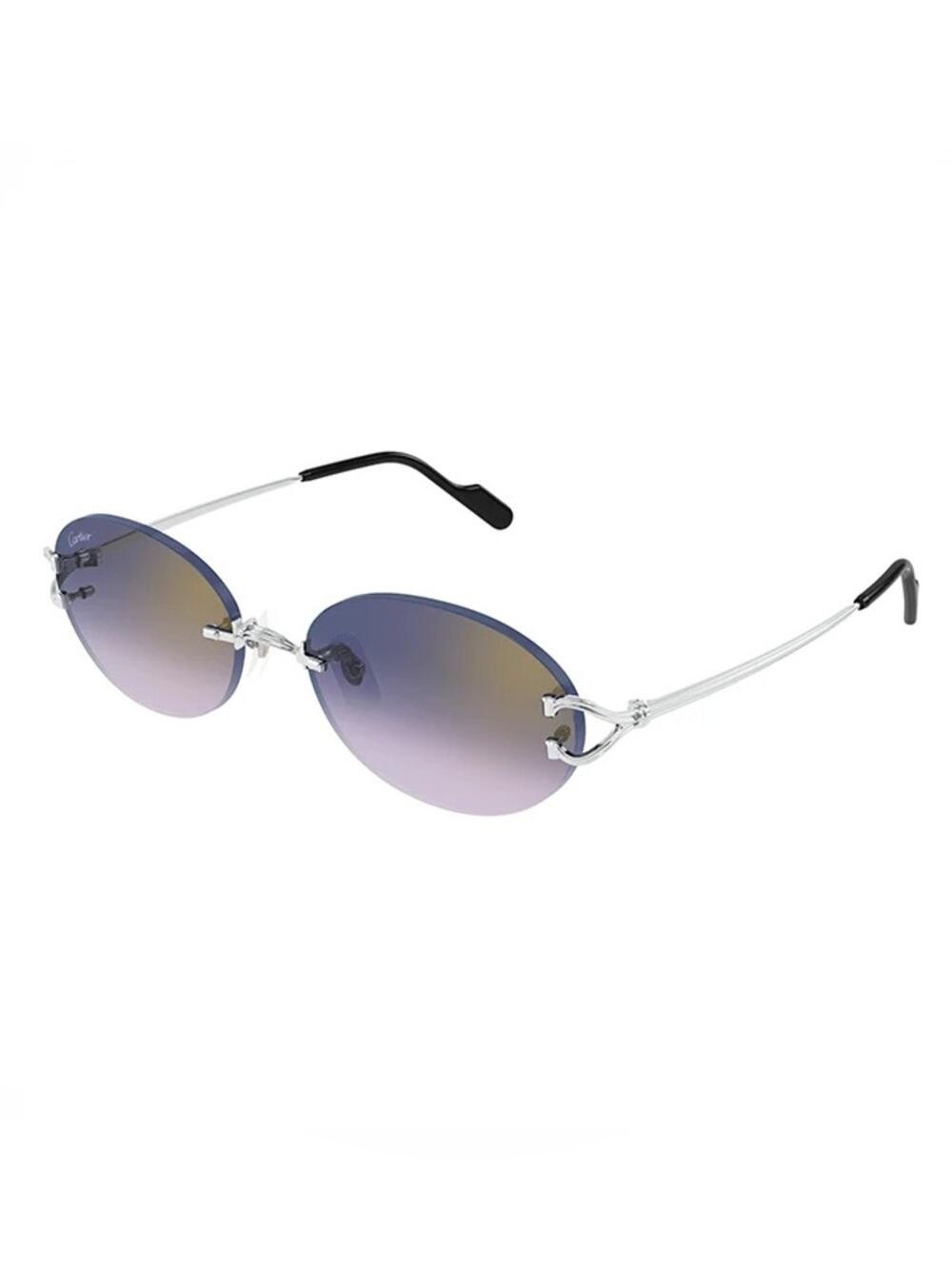 NEW!! CARTIER CLASSIC C MOTIF Oval Sunglasses CT0551S 003 Authentic